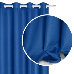 Błękitna Zasłona Gotowa Do Salonu 140x250