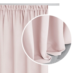 Jasny Róż Zasłona Zaciemniająca Na Taśmie Blackout 140x270 HOLD