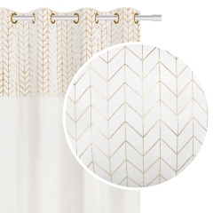 Biała Zasłona Welurowa Velvet 140x250