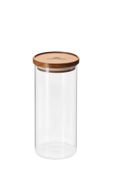 Gerlach Pojemnik z akacjową pokrywką 1250ml 9,5x22,6cm