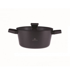 Gerlach Granit Garnek aluminiowy 24cm z powłoką Ilag z pokrywką 4,4L