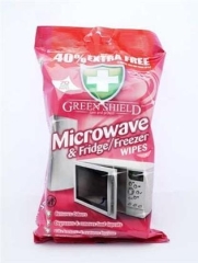 Zielony Chusteczki do lodówek i mikrofali 70szt SHIELD MICRO FREEZER