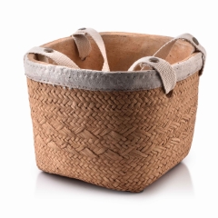 Doniczka Osłonka Boho Eko 22,5cm x 16,5cm Kosz Pleciona