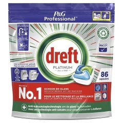 Dreft Platinum Original Kapsułki do Zmywarki 86szt