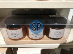 Zestaw 3 KOSMETYKÓW krem do ciała/peeling/kryształki do kąpieli