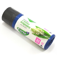 Forte Worki na śmieci LDPE 35L 15szt z taśmą