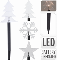 OŚWIETLENIE DEKORACYJNE 5LED 37cm 3x AA 1,5V
