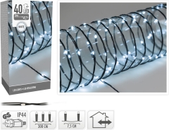 ŁAŃCUCH ŚWIETLNY 40LED Biały SOFT WIRE 3m