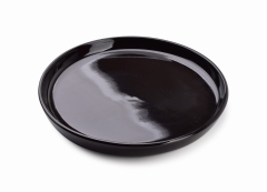 Obiadowy Czarny Talerz deserowy 18,5cm