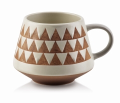 Kubek Porcelanowy do kawy herbaty 400ml 9cm