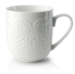 Porcelana Kubek 300ml h9.5x8x12.5cm