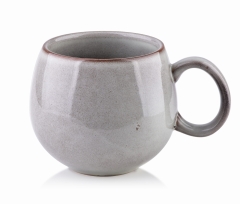 EVELINE Szary Kubek 500ml h10x9,5x14cm
