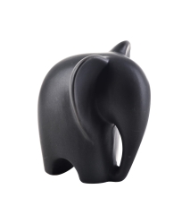 Ozdobna Figurka Czarny Figura słoń 12x9,5x12cm