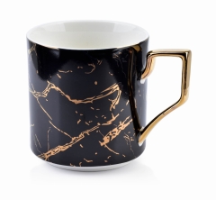 Porcelanowy Czarny Kubek 360ml