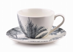 TROPIZdobiony Filiżanka 275ml ze spodkiem 15cm