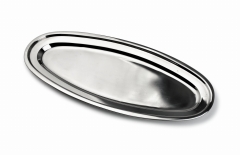 Metalowa Stalowa Tacka Taca do serwowania ryb 55cm
