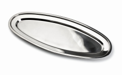 Metalowa Stalowa Tacka Taca do serwowania ryb 60cm