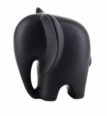 Ozdobna Figurka Czarny Figura słoń 15x13x16,4cm