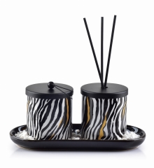 Dyfuzor zapachowy Świeca 9cm Zebra