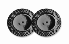 Czarny Zestaw talerzy deserowych 20,5cm