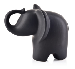 Ozdobna Figurka Czarny Figura słoń 20x 15,5cm
