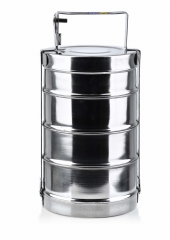 MEnaŻKA OBIADOWA STALOWA CZWORAK TERMOS Pojemnik