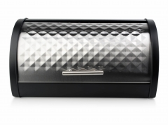 Chlebak metal 37,8x25,5x18cm Czarny