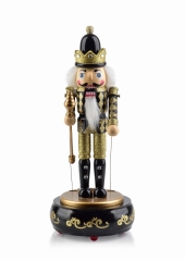 Ozdobna Figurka Pozytywka Dziadek do orzechów 34cm