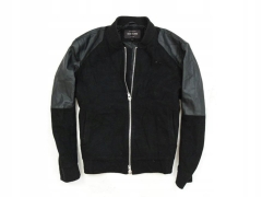 *L River Island Mens Jacket Baseball Black size L