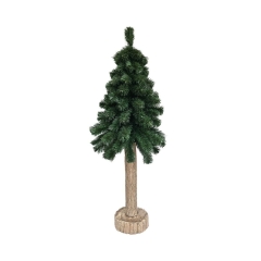 Choinka sztuczna na pniu Amelia 120 cm zielona