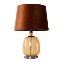 Lampa Dekoracyjna Glamour 32x37x57cm Ruda