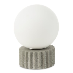 Lampa Dekoracyjna Glamour 16x22cm Biała