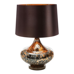 Lampa Dekoracyjna Glamour 38x64cm Brązowa