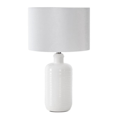 Lampa Dekoracyjna Glamour 36x60cm Biała