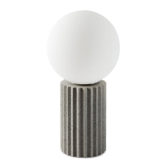 Lampa Dekoracyjna Glamour 16x40cm Biała