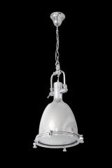 Lampa Dekoracyjna Glamour 36x62cm Srebrna