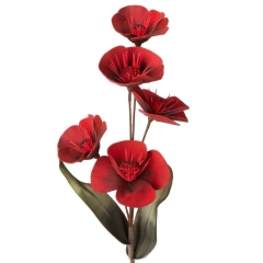 Kwiat Flore 13 x 82 cm Czerwony 6 szt.