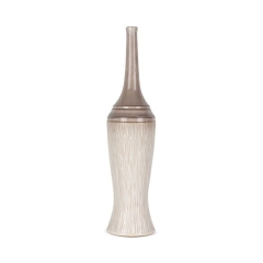 Wazon Dekoracyjny 16x66cm Kremowy