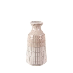 Wazon Dekoracyjny 16x31cm Kremowy