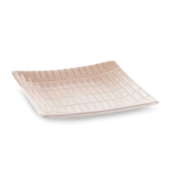 Patera Dekoracyjna Taca 22x2 x4cm Kremowy 2szt.