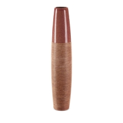 Wazon Dekoracyjny 17x80cm Czerwony