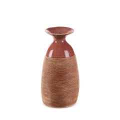 Wazon Dekoracyjny 17x16x31cm Czerwony
