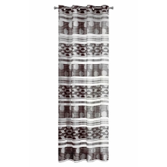 Zasłona Gotowa 140x250cm Czarna Na przelotkach