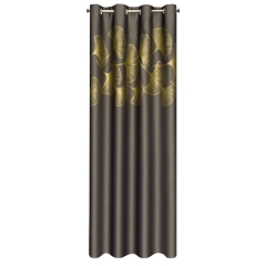 Zasłona Gotowa 140x250cm Brązowa na przelotkach