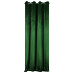 Zasłona Gotowa 140x250cm Zielona na przelotkach