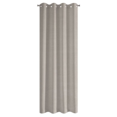 Zasłona Gotowa Velvet 140x250cm Beżowa na przelotkach