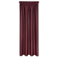 Zasłona Gotowa 140x270 Taśma BORDO
