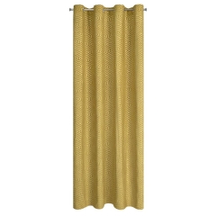 Zasłona Gotowa 140x250cm Złota na przelotkach