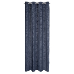 Zasłona Gotowa 140x250cm Granatowa na przelotkach