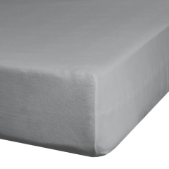 Prześcieradło z Gumką Jersey 160 x 200 cm  Wys.30 cm  Stalowe